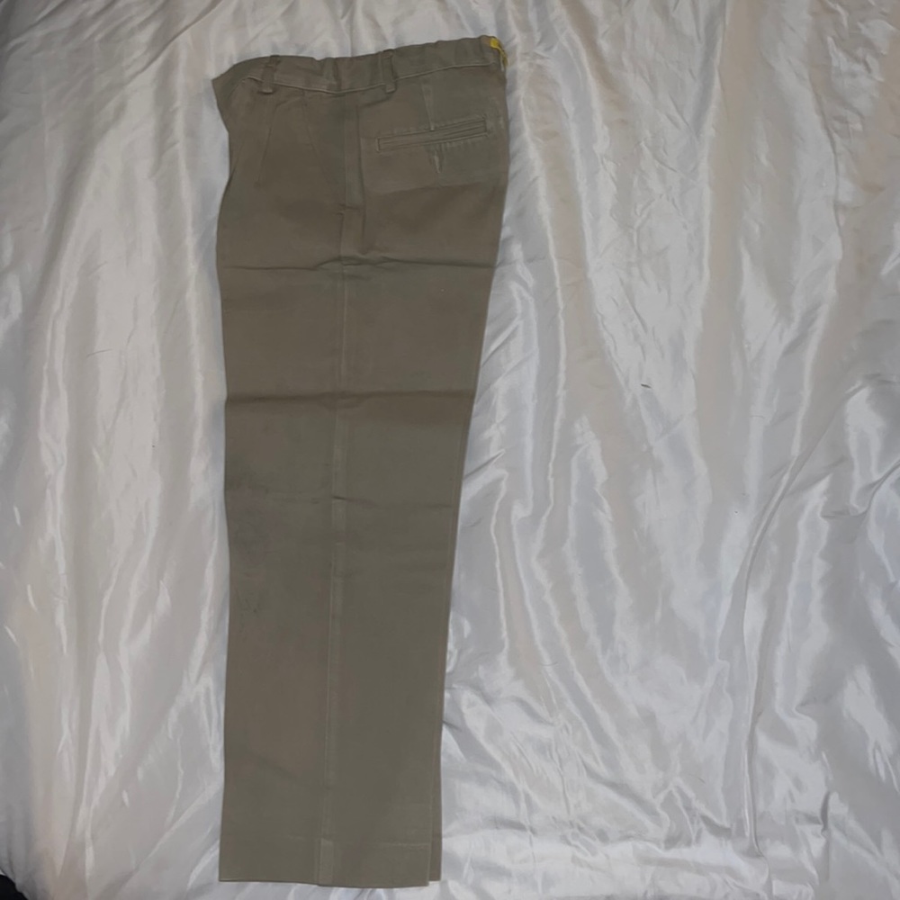 Khaki pants.